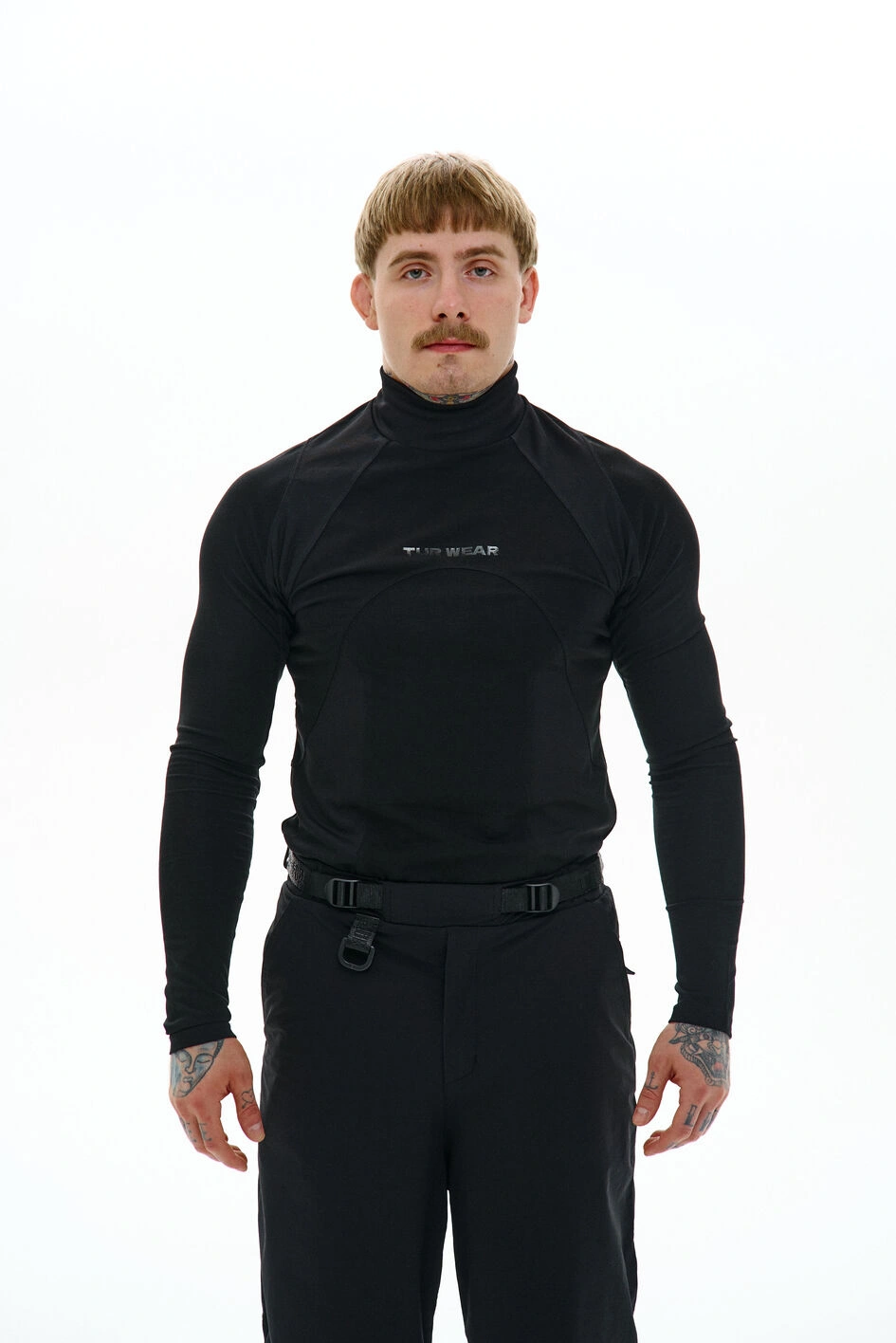 Лонгслів-рашгард з вставками кулмаксу 