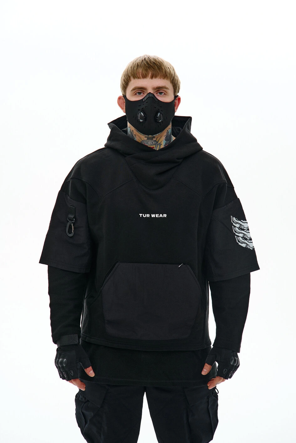 Худі з тринитки та принтами 