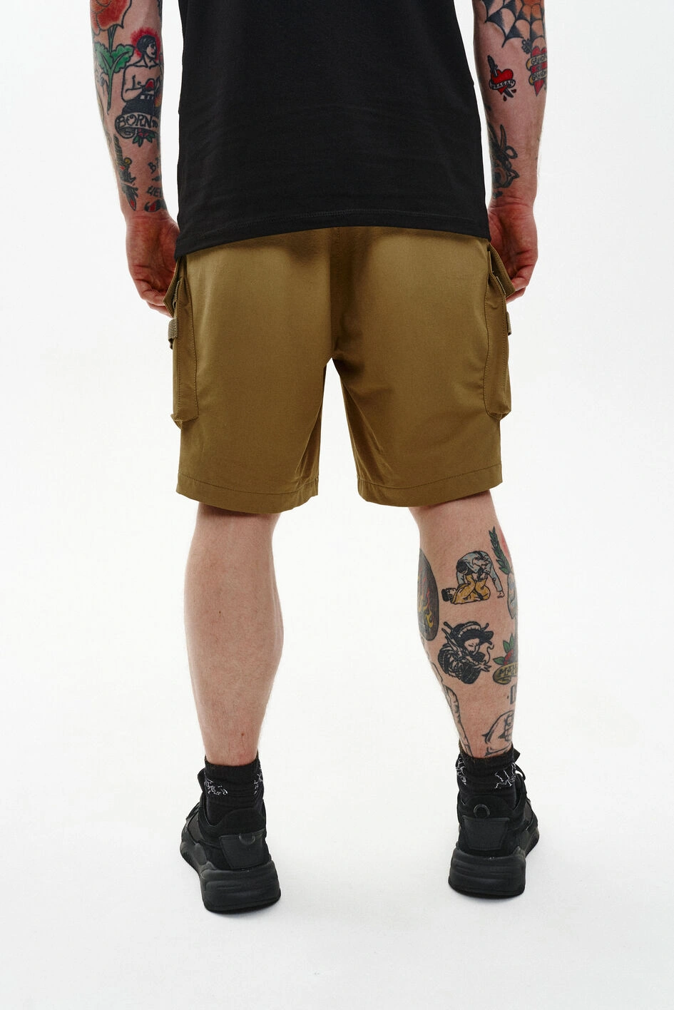 Карго шорти зі стрейч нейлону 