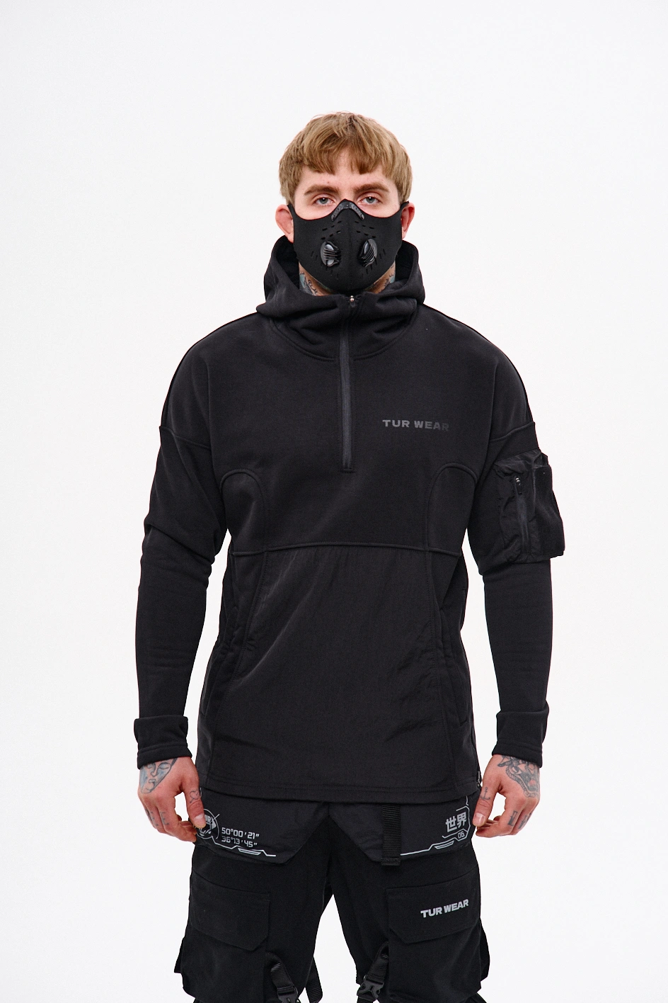 Худі вільного крою з тринитки 