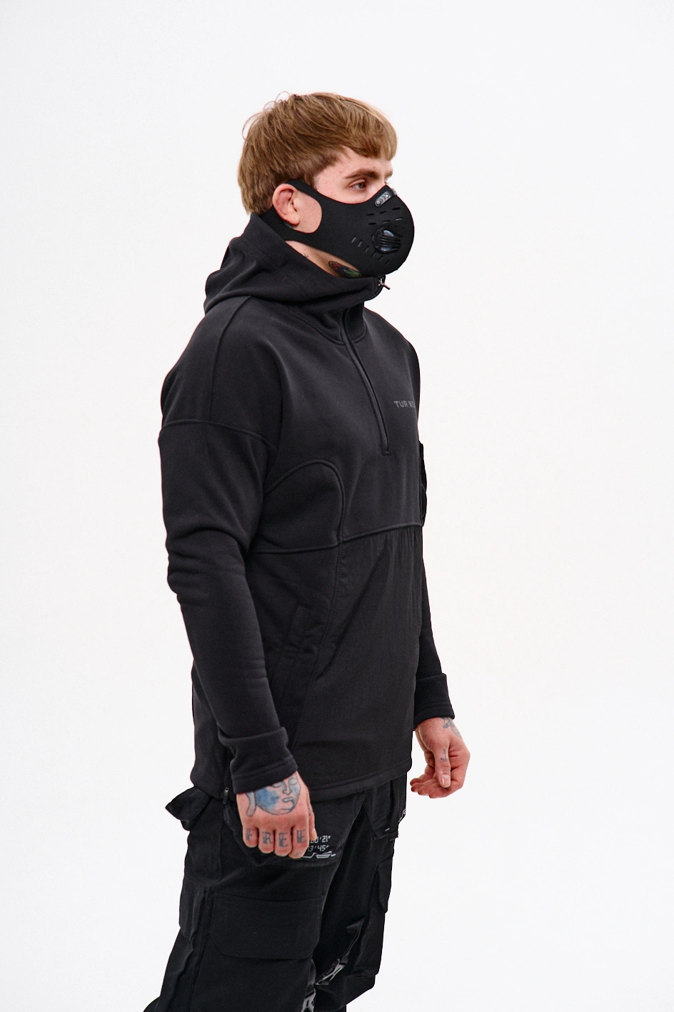 Худі вільного крою з тринитки 