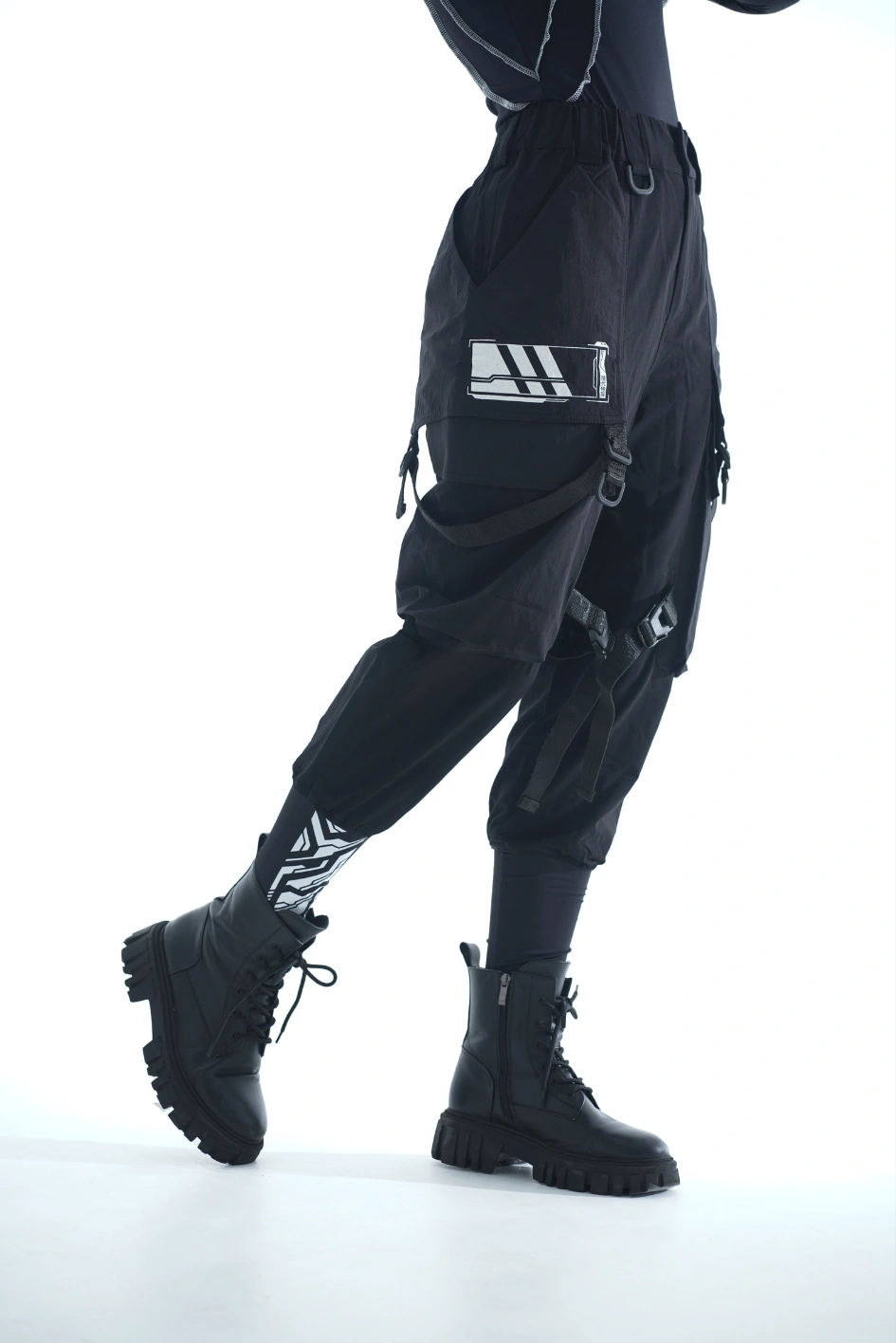 Жіночі карго штани з принтами 