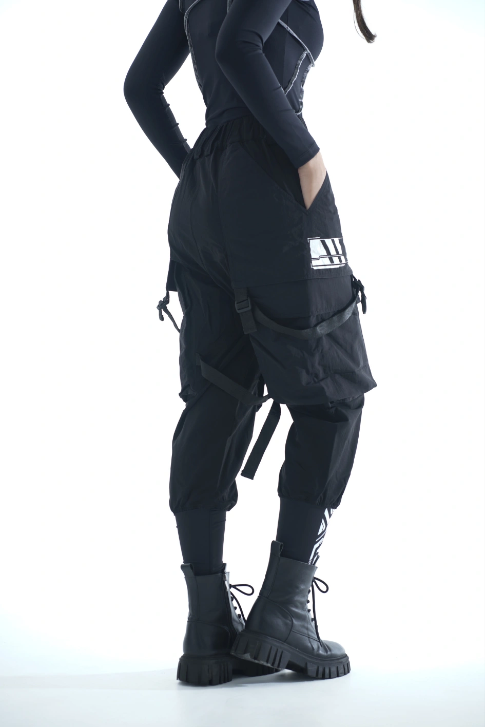 Жіночі карго штани з принтами 